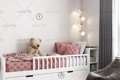 kids room mockup