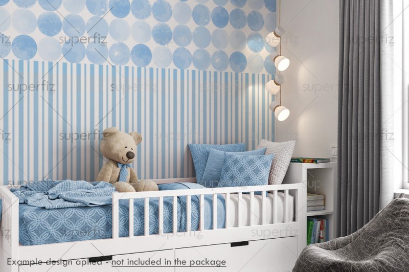 Mockup de Quarto Infantil para trocar a superfície da parede
