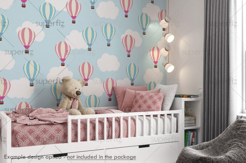 Mockup de Quarto Infantil para trocar a superfície da parede