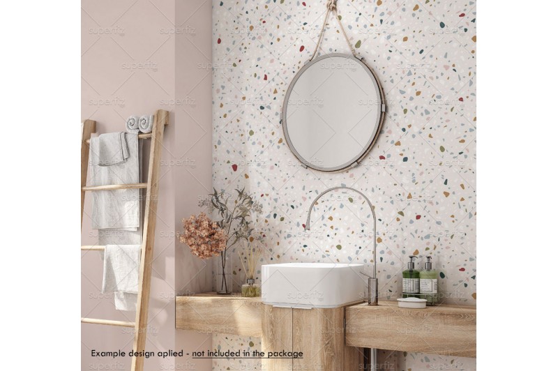 Download Bathroom Mockup to change the wall surface