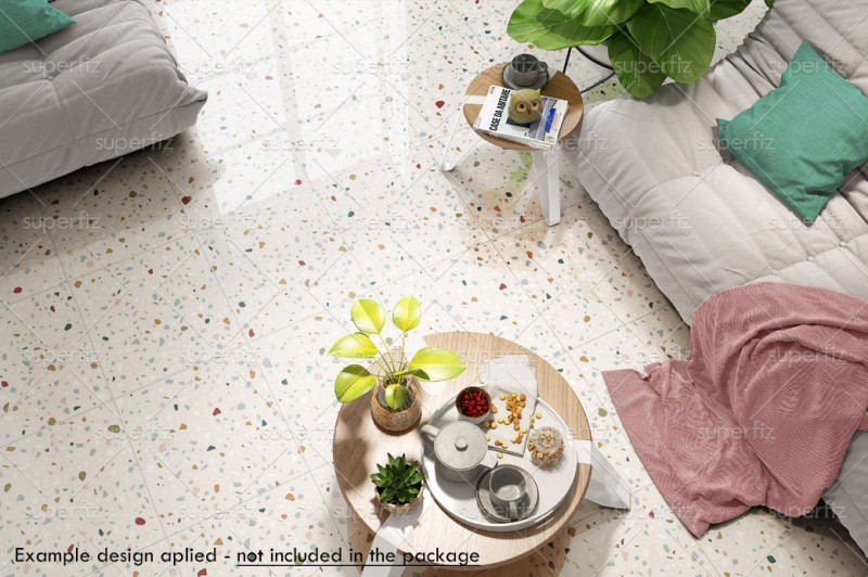 Livingroom Mockup to change the floor surface