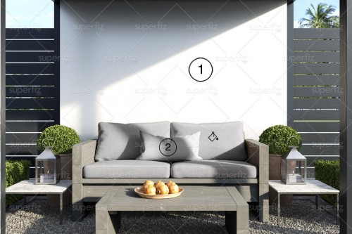 outdoor Wall mockup