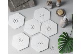 mockup de azulejo hexagonal