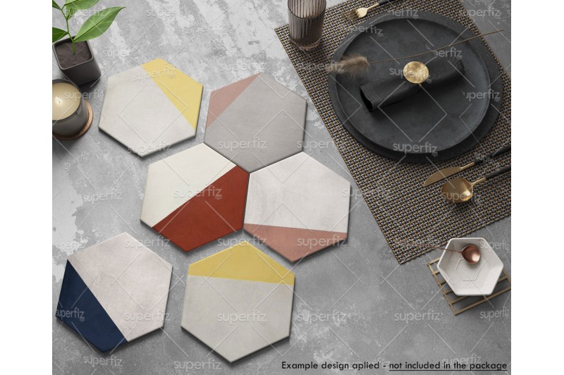 Mockup de Azulejo Hexagonal