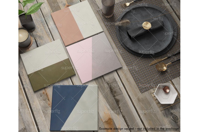 Mockup de Azulejo Cerâmico Quadrado – PSD Personalizável SM92Q