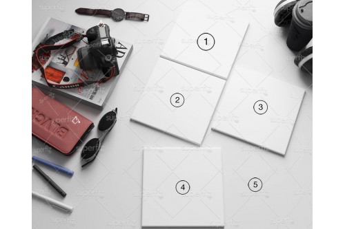 Mockup de Azulejo Quadrado