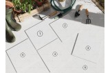 Square Ceramic Tile Mockup - Outdoor