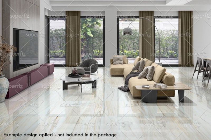 Mockup de Sala de Estar para cambiar la superficie del suelo