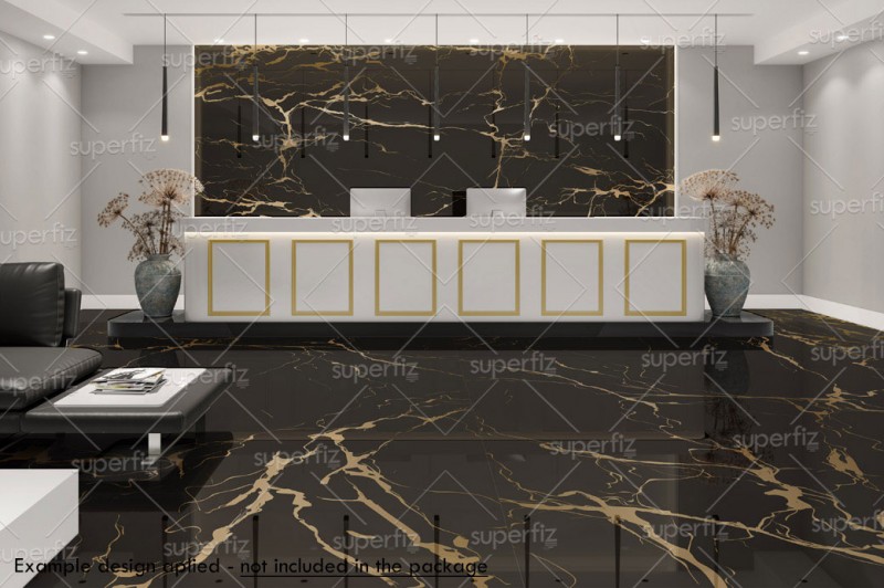 Commercial  Space Mockup to change the floor and wall surface