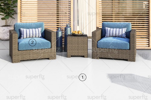 Outdoor Mockup blank floor