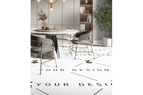 mockup de sala de jantar