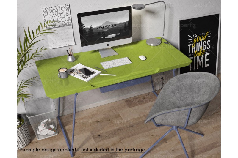 superficie de mesa vacia