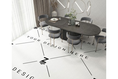 dining room floor mockup