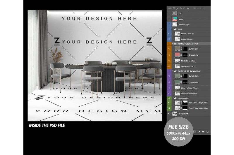 template de suelo y pared