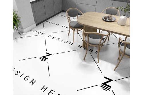 kitchen floor mockup