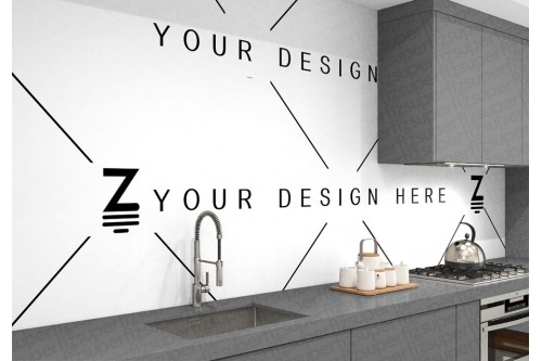 kitchen scene mockup