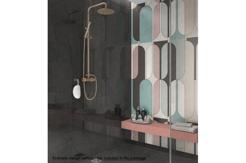 mockup de azulejo de ducha