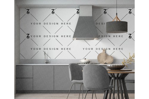kitchen scene mockup
