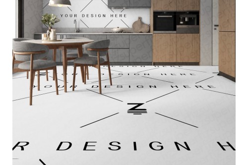 mockup de cena cozinha