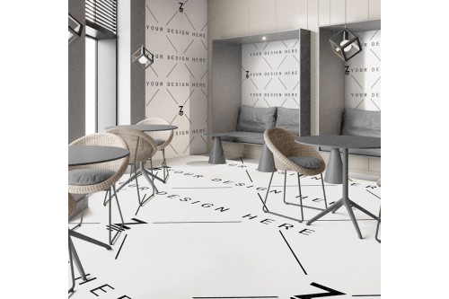 commercial space scene edit floor