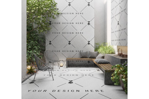 blank floor outdoor scene