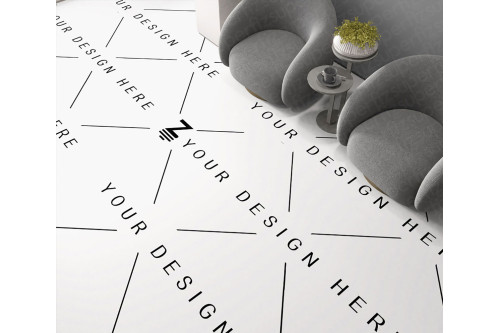 Mockup de Sala para trocar a superficie do chão SM206