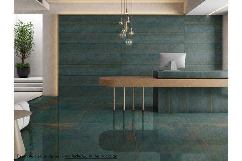 Cambie fácilmente el piso y pared del vestibulo