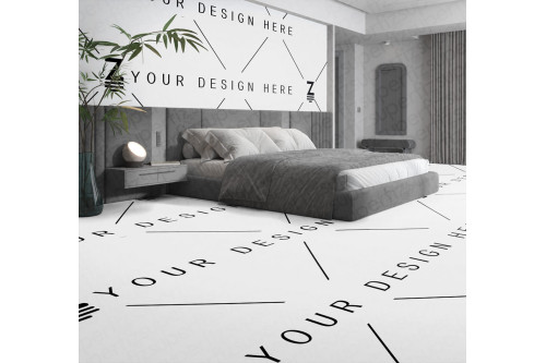 Diseños de habitaciones con texturas y fondos editables