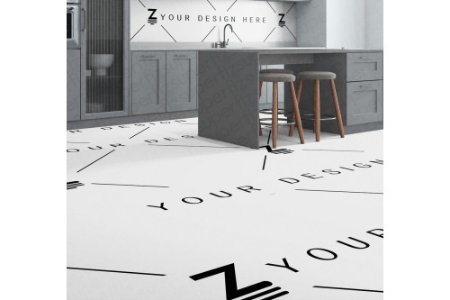 mockup de cozinha para trocar piso