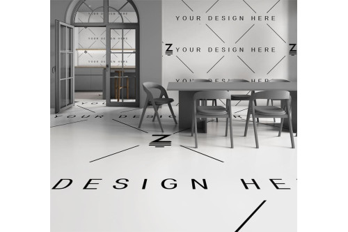 Living room mockups with editable layers