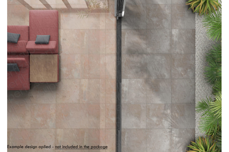 Professional ceramic tile presentation mockup