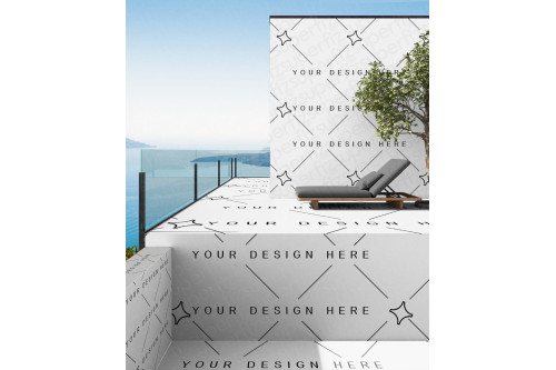 Photorealistic mockup for pool projects