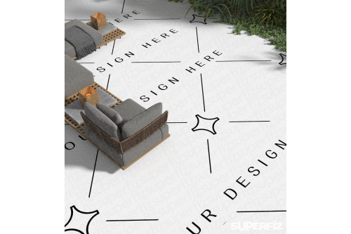 maqueta de visualización de baldosas de suelo