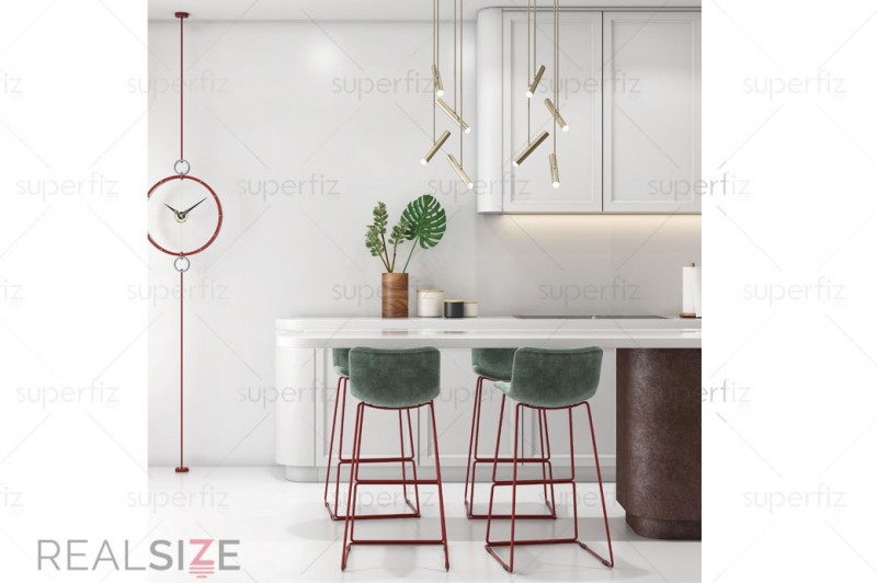 Kitchen Mockup to change the floor and wall surface