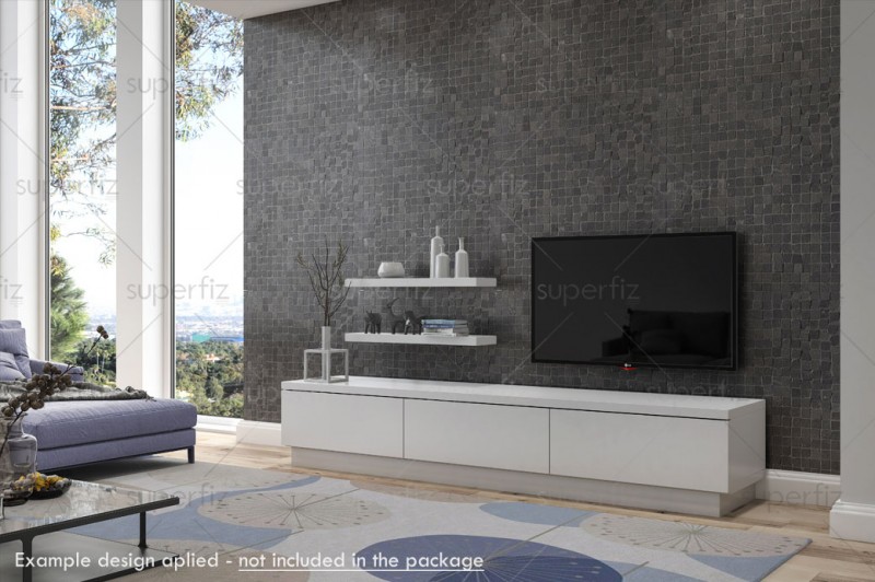 Mockup de Sala de Estar para trocar a superfície da parede e tapete