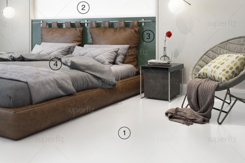 bedroom mockup