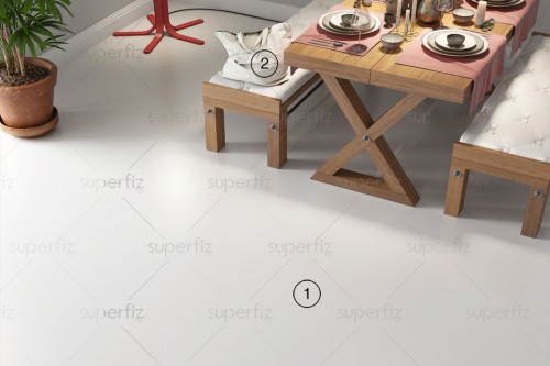 Mockup de Cozinha GRÁTIS para trocar a superfície do chão