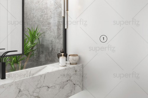 Bthroom Mockup Wall