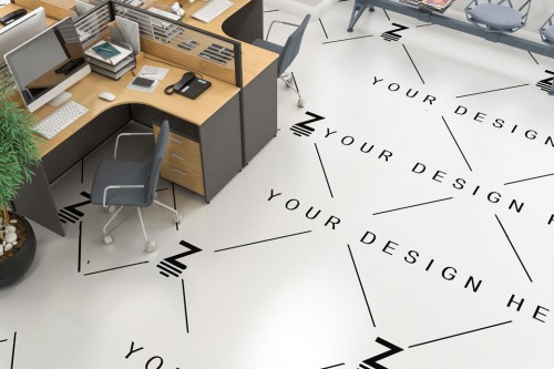 office mockup floor