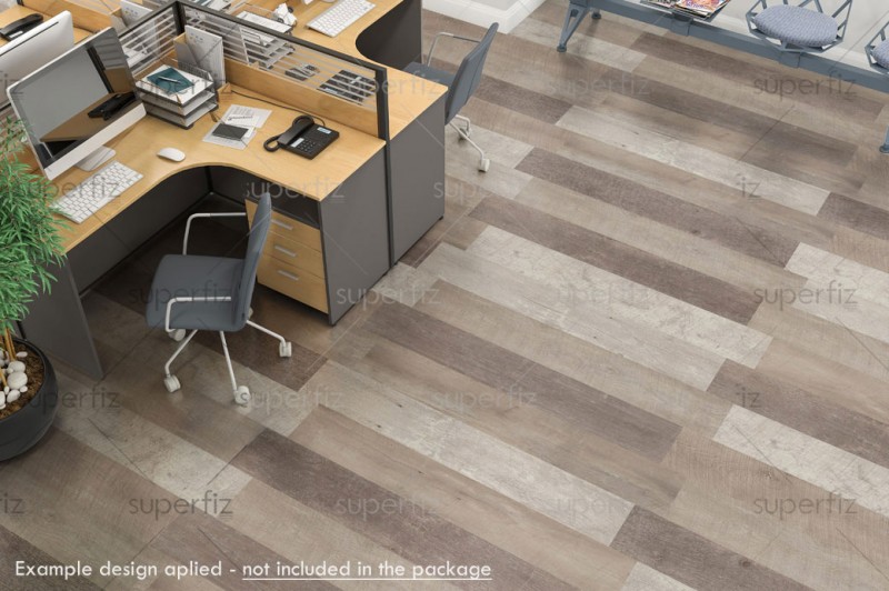 Mockup de Oficina para cambiar la superficie del suelo